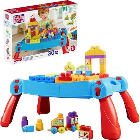 MEGA BLOKS Build 'n Learn Table (Blue)